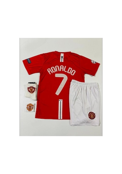 M.unitedd Moskova 2008 Sezonu Cristiano Ronaldo Çocuk Forması 4'l Çok Renkli
