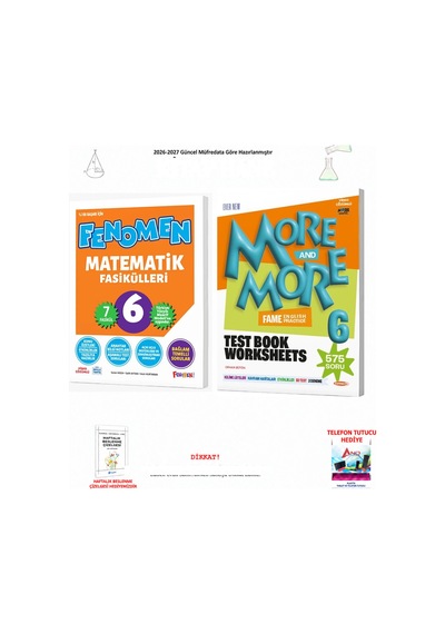 Fenomen 6. Sınıf Matematik Fasikülleri + Test Book Worksheets