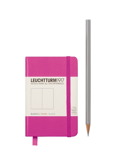 Leuchtturm1917 Mini Boy A7 Not Defteri, Düz, Pembe