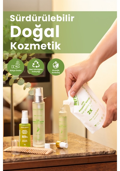 Bade Natural Biberiye Suyu Güçlendirici Saç Toniği Refill 200 ML