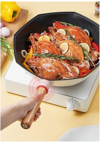 Maifan Stone Wok 30 Cm Yapışmaz Tava, Dumansız Tencere Diğer