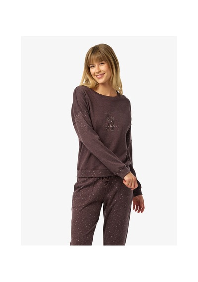 Blackspade Kadın Pijama Takımı 52238 - Mürdüm