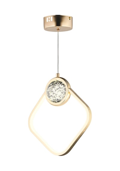 Frieda Tekli 3 Renkli 17 Watt Gold Ledli Modern Oturma Odası Salon Sarkıt Avize