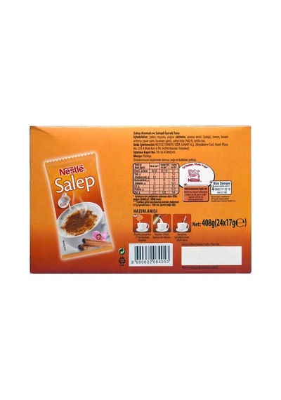 Nestle Toz Salep 17 Gr X 24lü Paket 8'li Paket