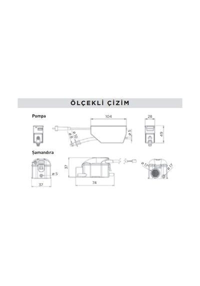 Sanicondens Clim Mini Klima Drenaj Pompası