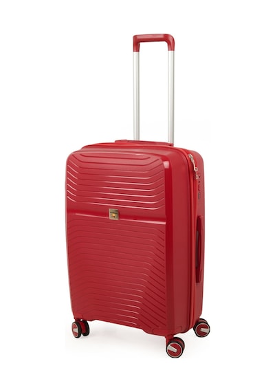 Hoffmannss Orta Boy Pp Valiz - Kırmızı - 58x43x23 Cm Çok Renkli