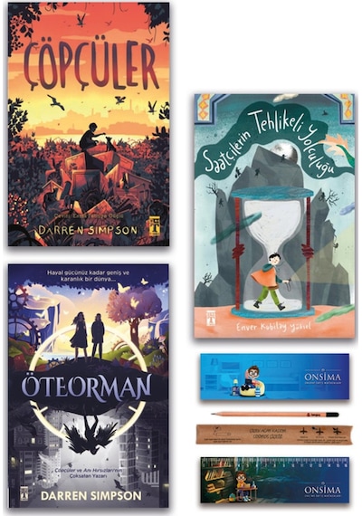 Genç Timaş Saatçilerin Tehlikeli Yolculuğu - Çöpçüler - Öteorman Set 3 Kitap