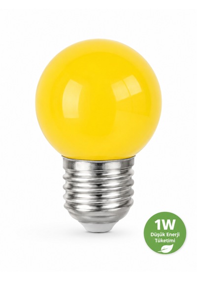 Bafra Lighting 1w Led Ampul, E27 Duy, Düşük Enerji Tüketimi Gece Lambası 1 Adet