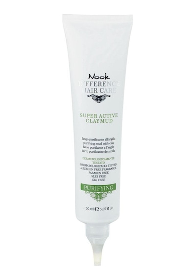 Nook DHC Purifying Yağlı Kuru Kepekli Saç İçin Derinlemesine Arındırıcı Çinko İçeren Saç Derisi Kil Maskesi 150 ML