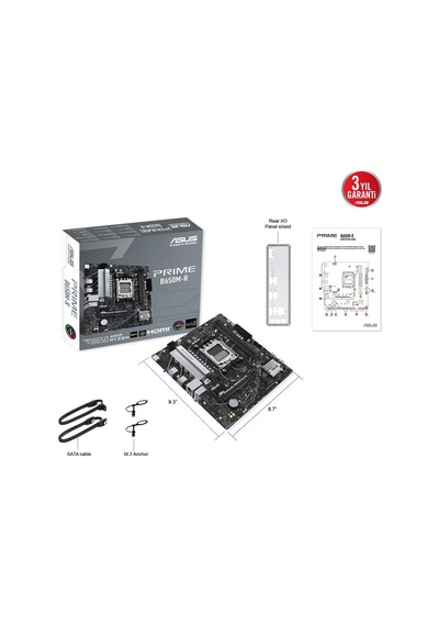 Asus Prıme B650m-r 2xddr5 Hdmı 2xm.2 Am5 Anakart-191916