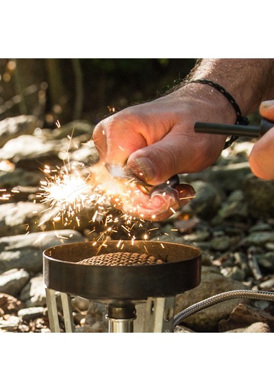 Morakniv Bushcraft Lmf Ateş Başlatıcılı Kamp Bıçak Koyu Kahverengi