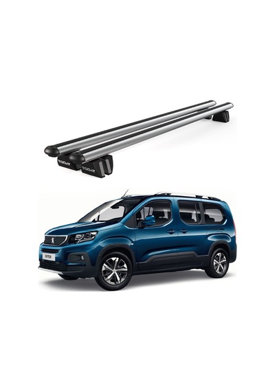 Pençe Peugeot Rifter 2019 Ve Sonrası Uyumlu Gri Ara Atkı 135cm Port Bagaj Tavan Barı