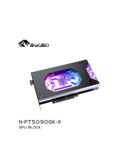 Bykski Rtx 4060 Ti Asus Tuf Full Cover Gpu Water Block Argb Custom Water Cooling Block