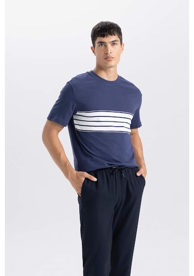DeFacto %100 Pamuk Regular Fit Bisiklet Yaka Kısa Kollu Tişört D4798AX24AUNV163