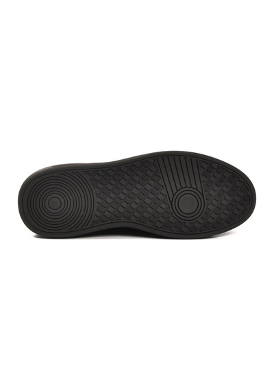 Voyager Siyah Nubuk Hakiki Deri Slip-on Konfor Taban Erkek Casual Ayakkabı Sneaker 6961 M Siyah Mat Nuıbuk