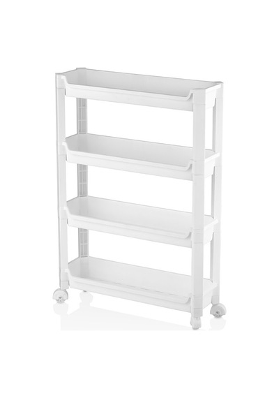 Urve Ur-3587 Rafty 4 Katlı Tekerlekli Sepet Organizer Raf Ünitesi 465x145x670 Mm Diğer