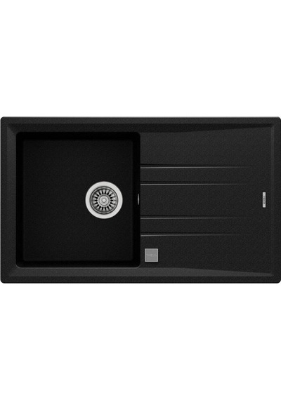 Teka Stone 50 B-Tg Metalik Siyah Eviye. In 995 Fn Siyah Armatür Seti