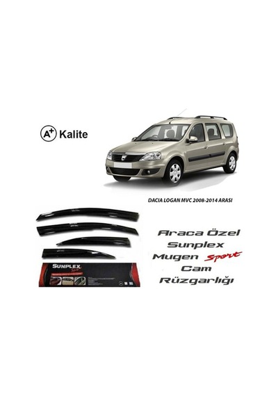 Dacia Logan Mcv Cam Rüzgarlığı Mugen Tip Sunplex 2013-2016
