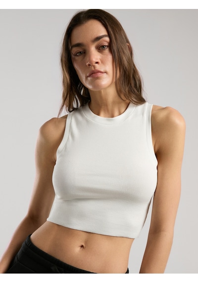 Everlast Ever Relaxed Rib Beyaz Kadın Thick-strapped Atlet Beyaz