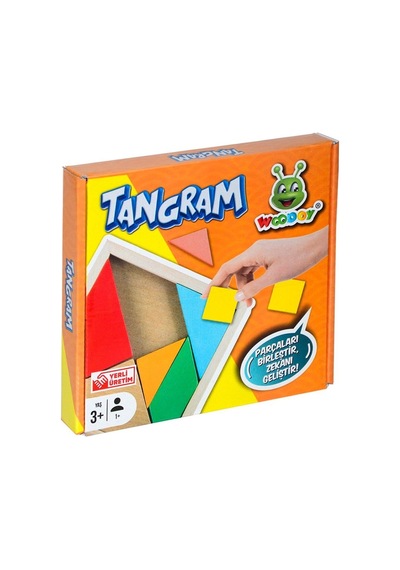 Woodoy Ahşap Oyuncak 7 Parça Eğitici Öğretici Tangram Oyuncak