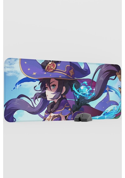 Mona Genshin Impact Anime Gacha V1 - 90x40 Xxl Gaming Mouse Pad Fare Altlığı