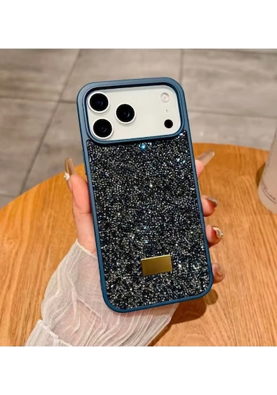 Apple Uyumlu iPhone 17 Pro Max Sw İnce Taşlı Premium Kılıf Çok Renkli