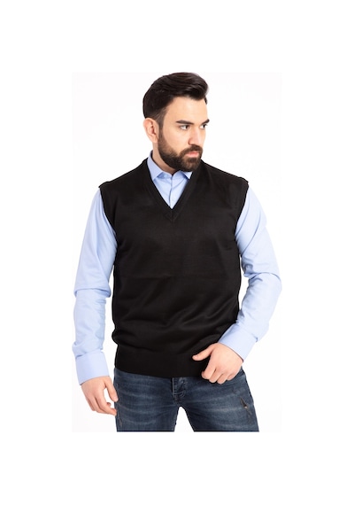 Erkek İnce Yün Triko Örgü Regular Kalıp Baba Süveter 5120 - S