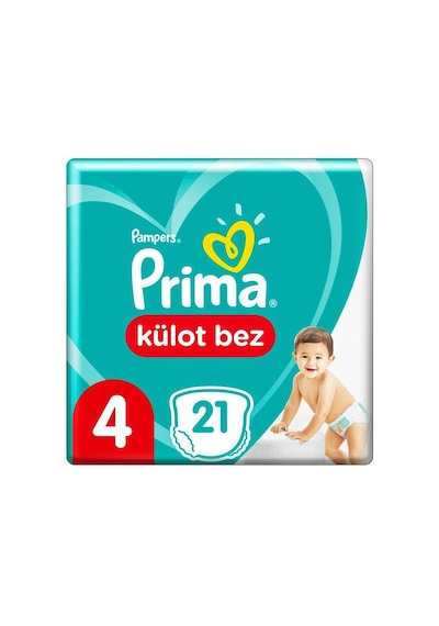 Prima Külot Bebek Bezi 4 Beden 21 Adet Maxi Tekli Paket