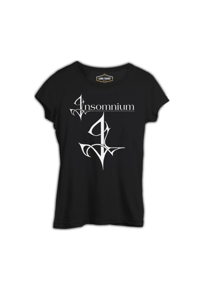 Imsomnium - I Logo Siyah Kadın Tshirt 001