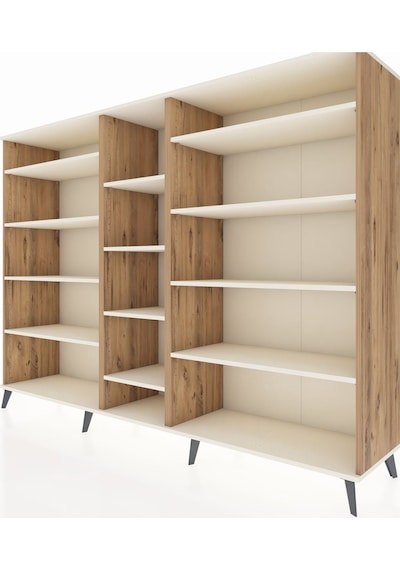 Hyperion Dolap 11 Raflı 220x44x163 Çam-aytaşı Çam-aytaşı Hyperion Dolap 11 Raflı 220x44x163 Çam-aytaşı Çam-aytaşı