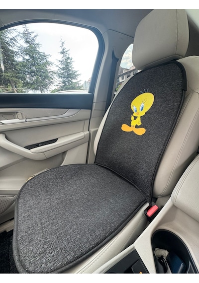 Tweety Keten Cepli Oto Koltuk Minder Seti Koltuk Tweety Koruma Kılıfı Ön Arka Set