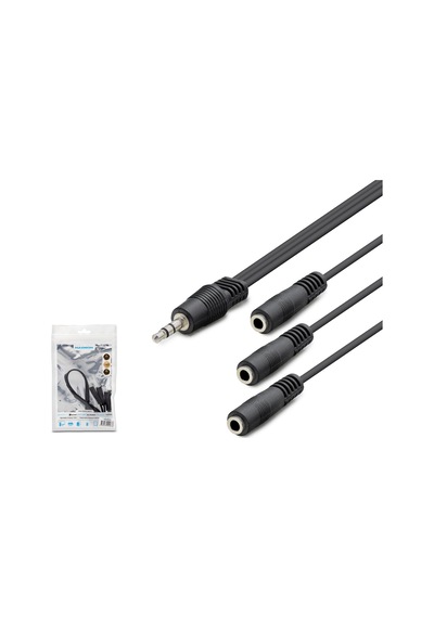 HDX1023 AUX TO 3AUX KABLO M/3F 30CM