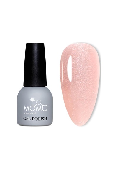 Momo Professional Kalıcı Oje S008 Simli Açık Yavruağzı 14 Ml 0