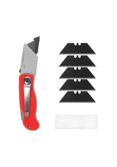 Katlanır Maket Bıçağı Halı Alçıpan Falçata