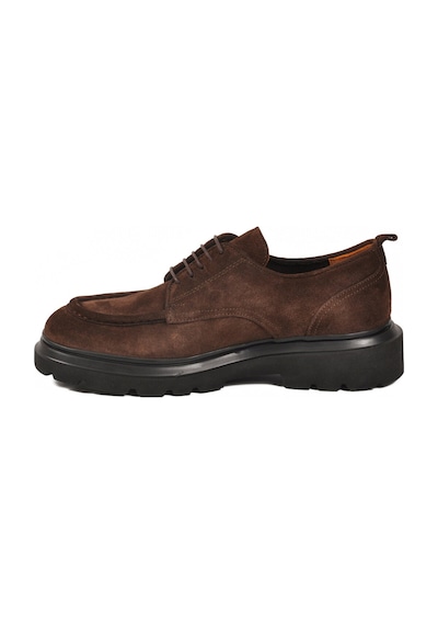 Free Foot Kahve Nubuk Hakiki Deri Erkek Casual Ayakkabı 54083 M Kahverengi