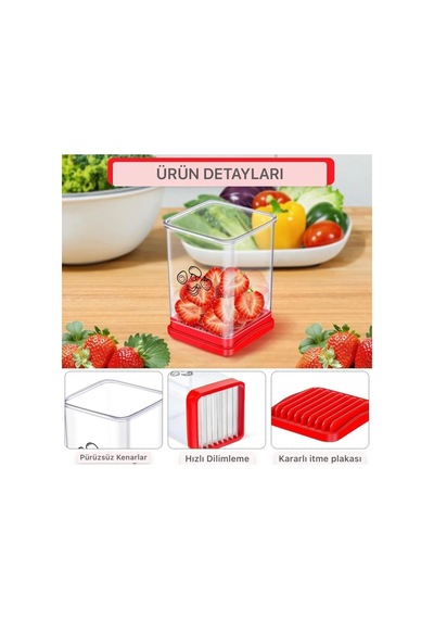 1 Adet Meyve Sebze Dilimleme Paslanmaz Çelik Bardak Dilimleme Yumurta Dilimleme