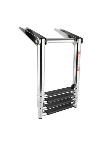 Erol Teleskopik Merdiven 4 Basamaklı Platform Üstü Destekli 254x1150 mm