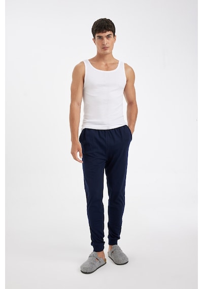 DeFacto Slim Fit Dar Kesim Ribana 2'li Atlet Y9056AZ24WNWT34