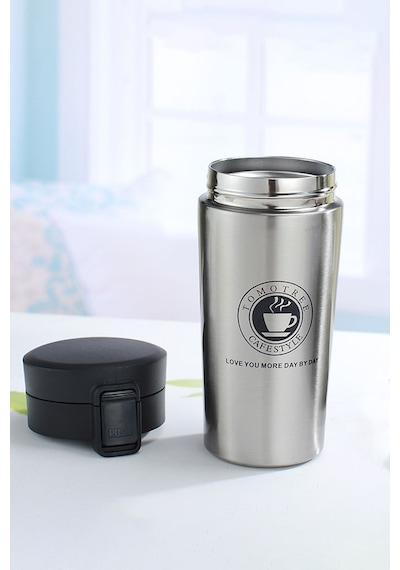 Çelik Kahve El Termos Mug Siyah 500 ML Çelik Kahve El Termos Mug Siyah 500 ML