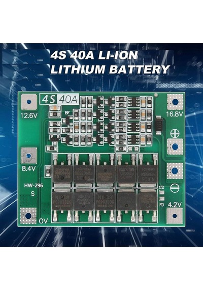 4s 40a Bms 18650 Pil Koruma Devresi Standart Versiyon