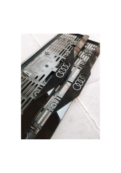 Plakalık Lazer Kesim Pleksi 2 Adet Özel Üretim - Mat Audi Uyumlu - 784762029