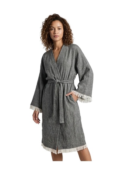 Brandsmiths Elan Grey Kimono Sarı