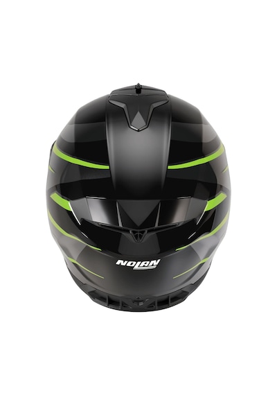 Nolan N80.8 Fervo 354 Kapalı Kask Siyah Sarı
