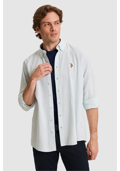 U.s. Polo Assn. Erkek Nil Gömlek Basic 50320255-vr083 Nıl