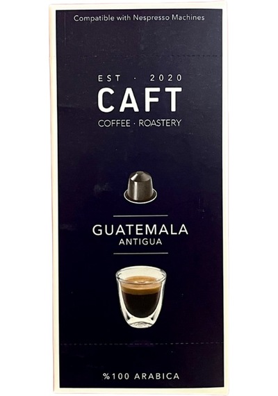 Caft Coffee Guatemala Alüminyum Kapsül Kahve Nespresso Uyumlu 10'lu