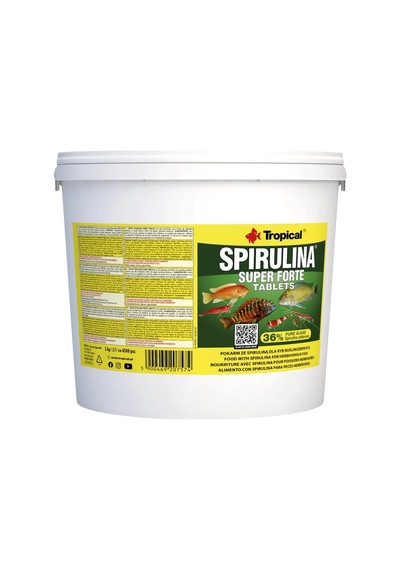 Tropical Super Spirulina Forte Tablets 1000 Adet Kovadan Bölme