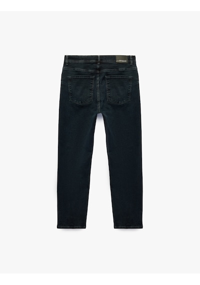 Koton Pamuklu Cepli Normal Paça Tapered Jean Pantolon - Joe Jean İndigo Stone 7wam40042nd İndigo - Taş Koton Pamuklu Cepli Normal Paça Tapered Jean Pantolon - Joe Jean İndigo Stone 7wam40042nd İndigo - Taş