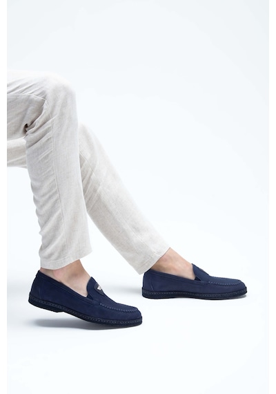 Giampiero Nicola Erkek Hakiki Deri Lacivert Nubuk Loafer Ayakkabı 664 L40262 Erk Ayk Y23 Navy Nubuk Lacivert Giampiero Nicola Erkek Hakiki Deri Lacivert Nubuk Loafer Ayakkabı 664 L40262 Erk Ayk Y23 Navy Nubuk Lacivert