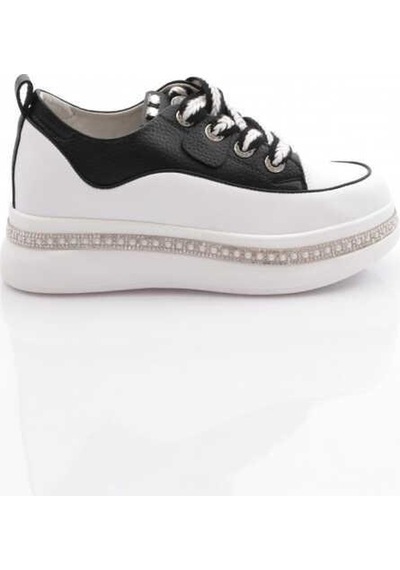 Guja 24k308-1 Taş Sargılı Kalın Taban Kadın Sneaker Ayakkabı 001