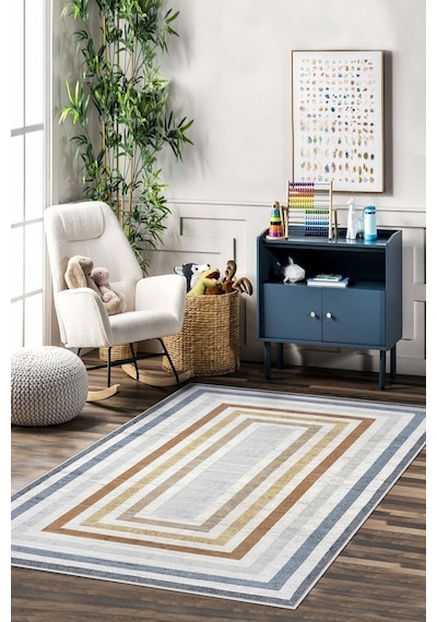 West Home Dijital Baskı Yıkanabilir Kaymaz Taban Mutfak Halısı Salon Halısı Ve Yolluk Wh 540 Multy